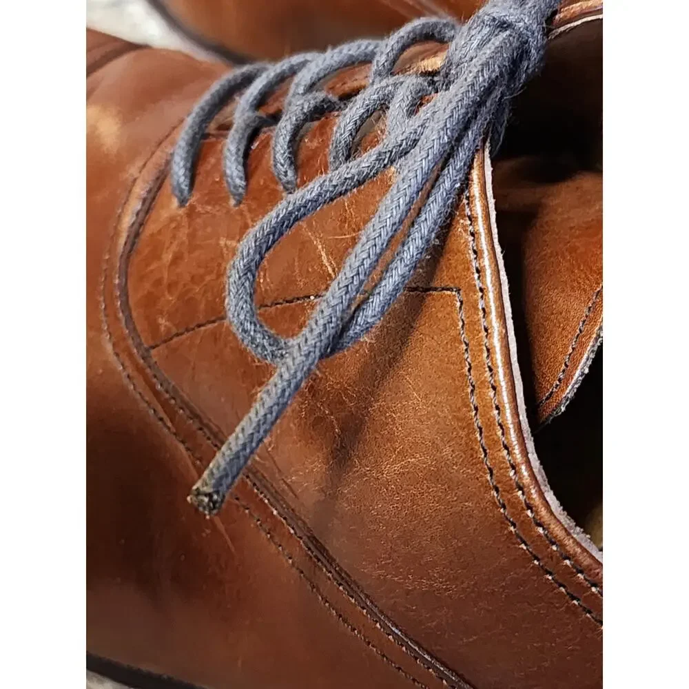 Florsheim CORBETTA Men's Brown Classic CAP Toe Oxford Leather Dress Shoe Sz. 9.5